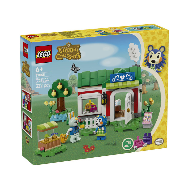 LEGO Animal Crossing Tienda de ropa de las Hermanas Manitas  (77055)