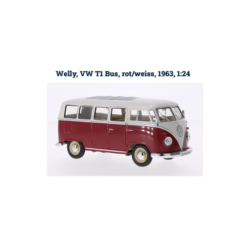 WELLY : VOLKSWAGEN  T1  BUS  escala 1:24