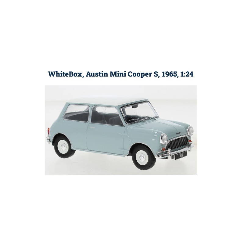 WHITE BOX : 1965 AUSTIN MINI COOPER  Escala 1:24