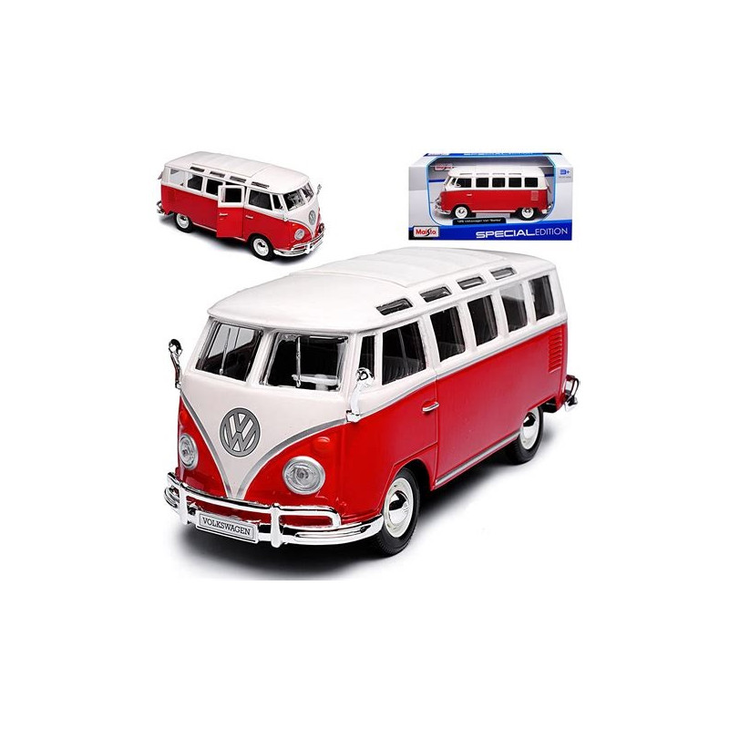 MAISTO : VOLKSWAGEN - T1 Combi Samba  -  Escala 1:25