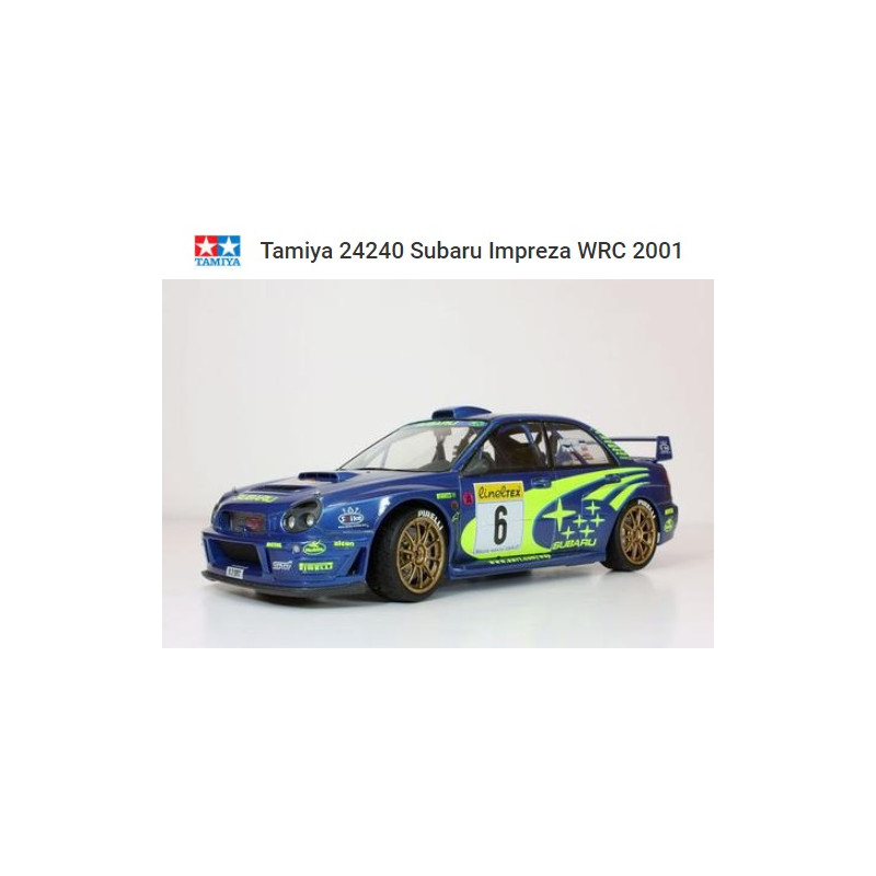 TAMIYA : KIT  SUBARU IMPREZA WRC 2001    Escala 1:24