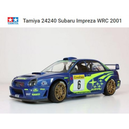 TAMIYA : KIT  SUBARU IMPREZA WRC 2001    Escala 1:24