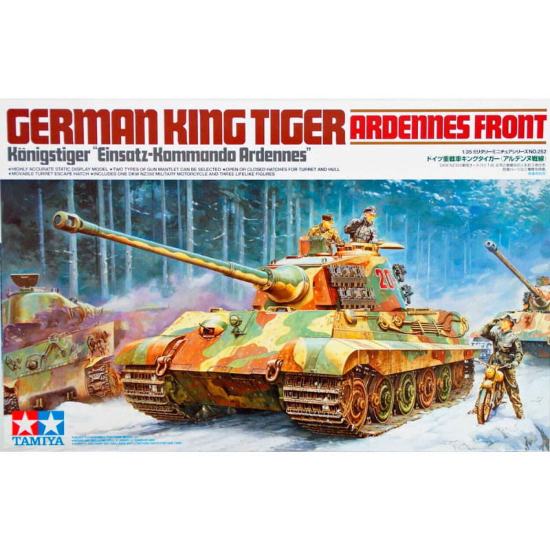 TAMIYA : German KING TIGER Ardenas   escala 1:35