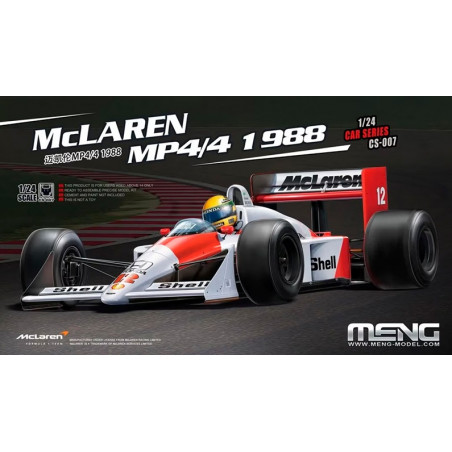 MENG MODEL: McLAREN MP44 1988  A.Senna  Escala 1:24