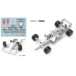 MENG MODEL: McLAREN MP44 1988  A.Senna  Escala 1:24