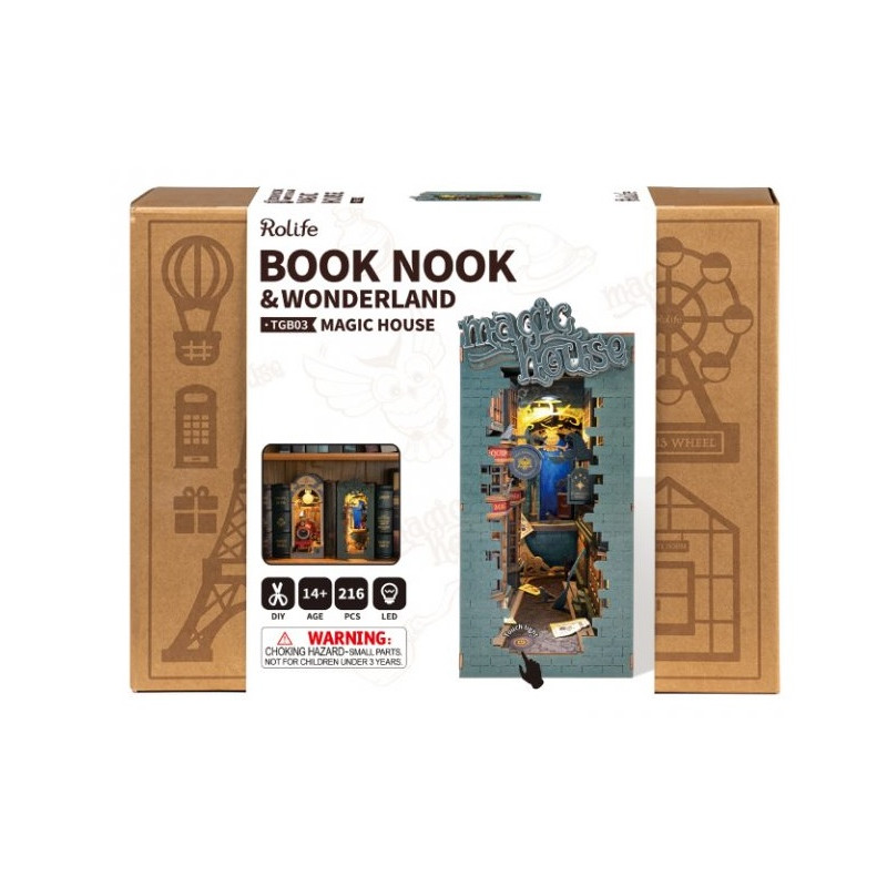 ROBOTIME ROLIFE : BOOK MAGIC HOUSE