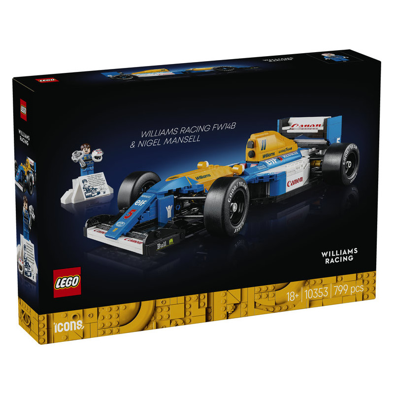 LEGO ICONS : WILLIAMS RACING FW14B NIGEL MASELL