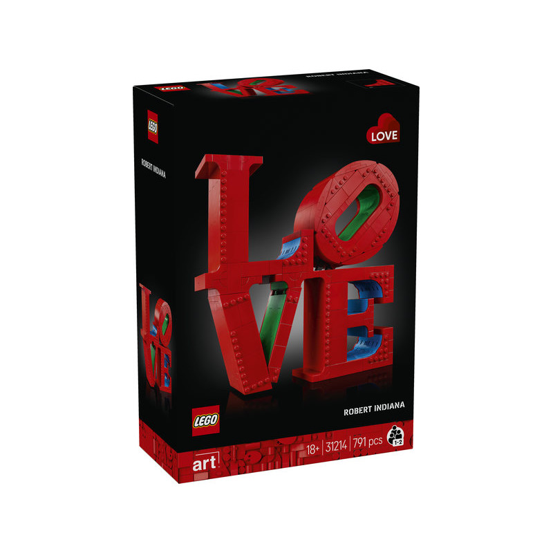 LEGO Art : LOVE escultura de Robert Indiana LEGO Art : LOVE escultura de Robert Indiana