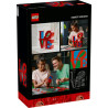 LEGO Art : LOVE escultura de Robert Indiana