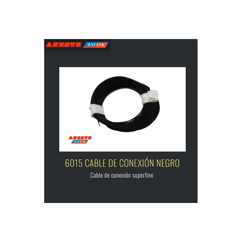 ANESTE : CABLE CONEXION NEGRO  superfino