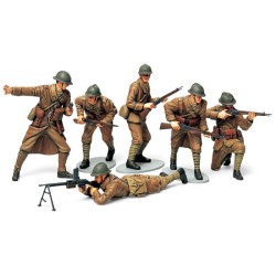TAMIYA : SET DE INFANTERIA FRANCESA, II GUERRA MUNDIAL 1:35