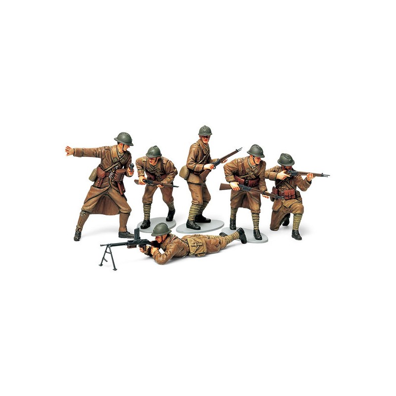 TAMIYA : SET DE INFANTERIA FRANCESA, II GUERRA MUNDIAL 1:35