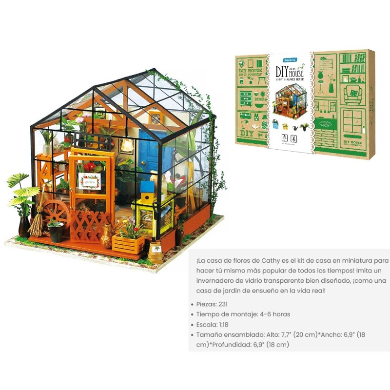 ROBOTIME ROLIFE : Cathys Flower house INVERNADERO ROBOTIME ROLIFE : Cathys Flower house INVERNADERO