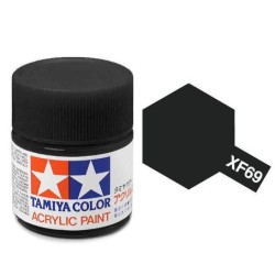 TAMIYA : ACRILICO color NATO BLACK  mat.