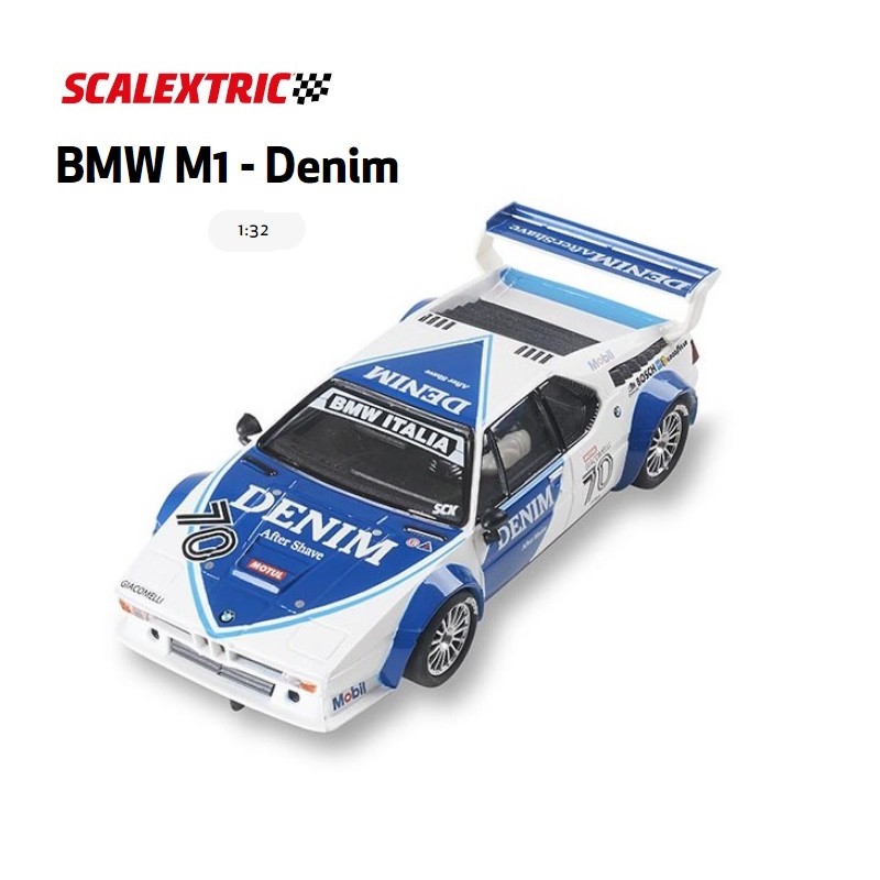 SCALEXTRIC ORIGINAL : BMW M1 DENIN  1:32