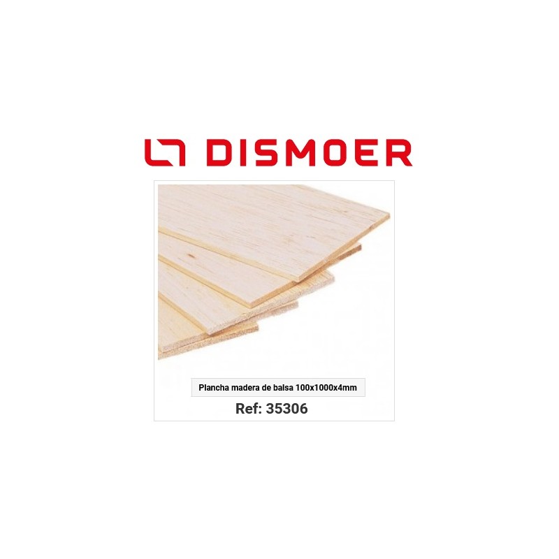 TABLA DE BALSA 4 mm   Medidas : 100 x 1000 mm