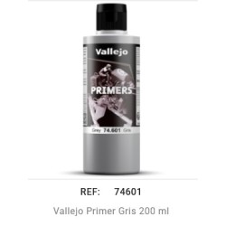ACRILICOS VALLEJO : METAL COLOR : IMPRIMACION GRIS  Grande : 200  ml