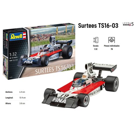 REVELL : KIT F1 CLASICO SURTEES TS1603 escala 1:32