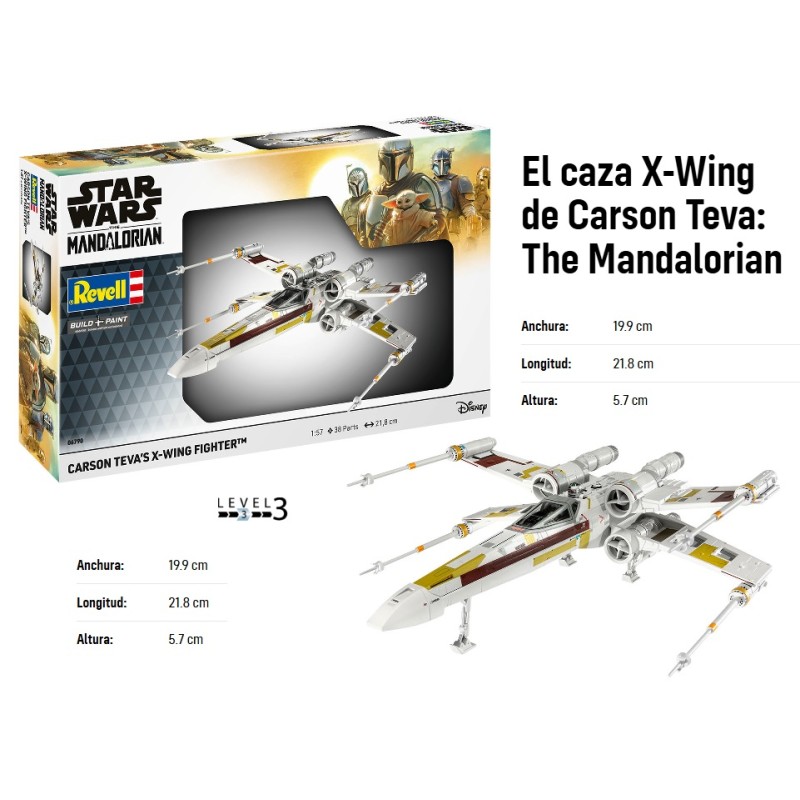 REVELL : KIT X-WING MANDALORIAN escala 1:57