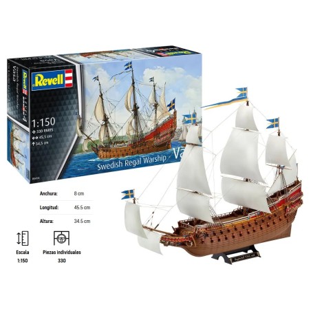 REVELL : BARCO SUECO ROYAL VASA  escala 1:150