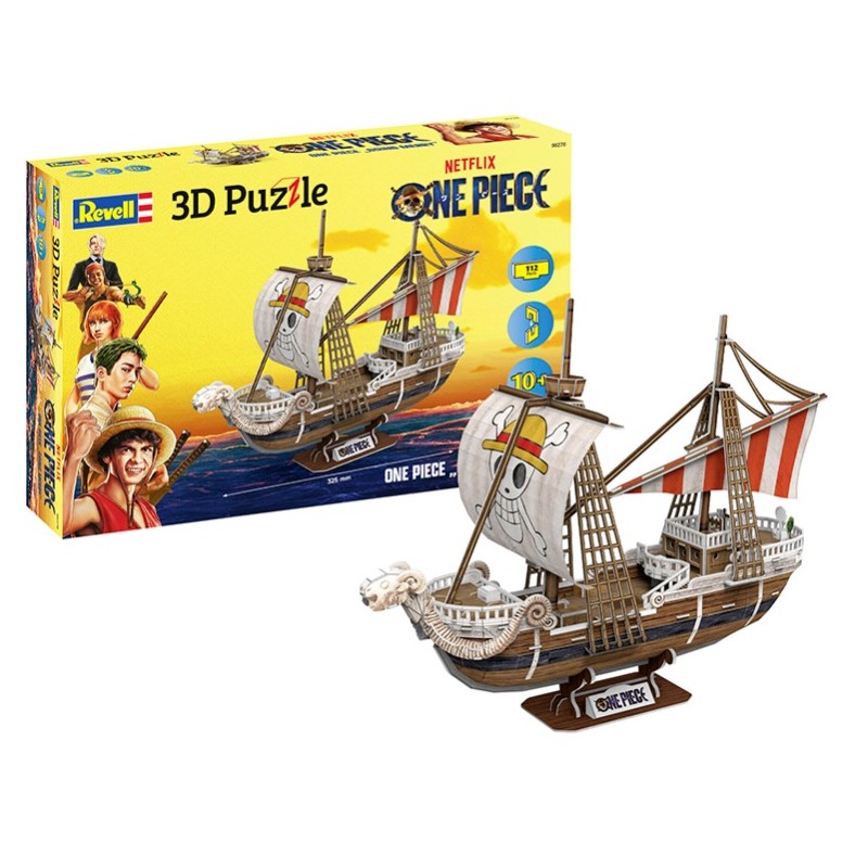 REVELL : PUZZLE 3D BARCO  ONE PIECE GOING MERRY