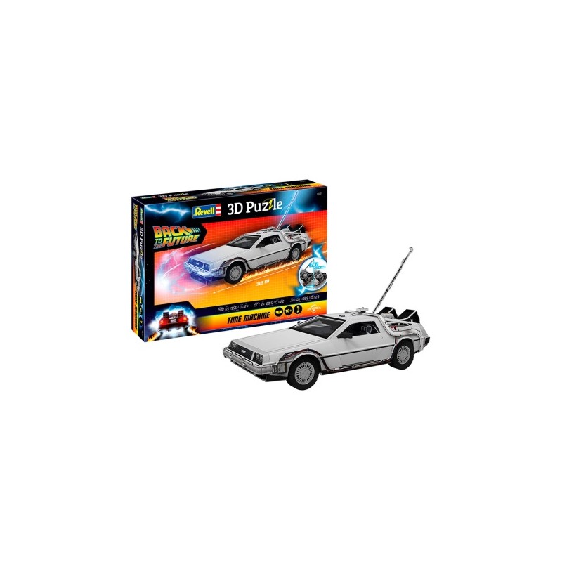 REVELL : PUZZLE 3D  COCHE REGRESO AL FUTURO
