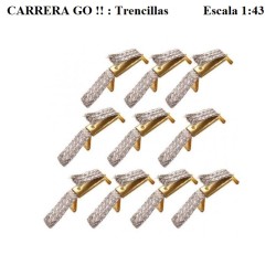 CARRERA GO!! :  TRENCILLAS DOBLE CONTACTO   escala 1:43