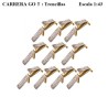 CARRERA GO!! :  TRENCILLAS DOBLE CONTACTO   escala 1:43