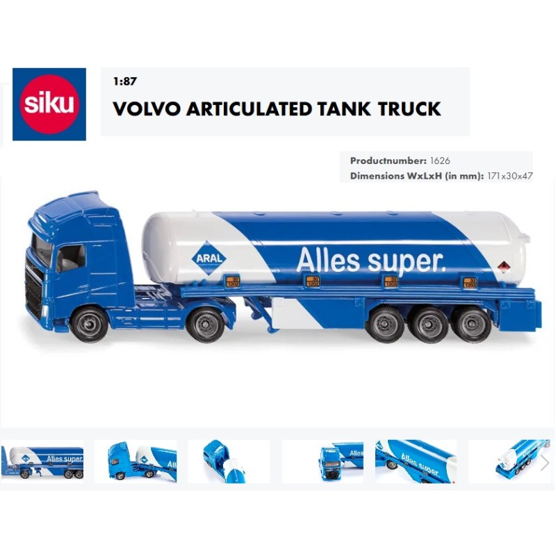 SIKU : Camión transporte COMBUSTIBLE   escala 1:87