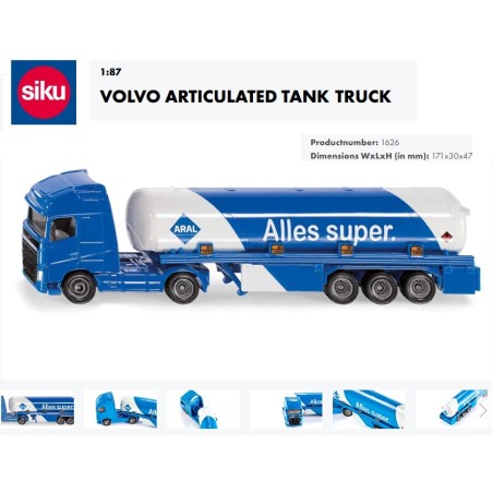 SIKU : Camión transporte COMBUSTIBLE   escala 1:87