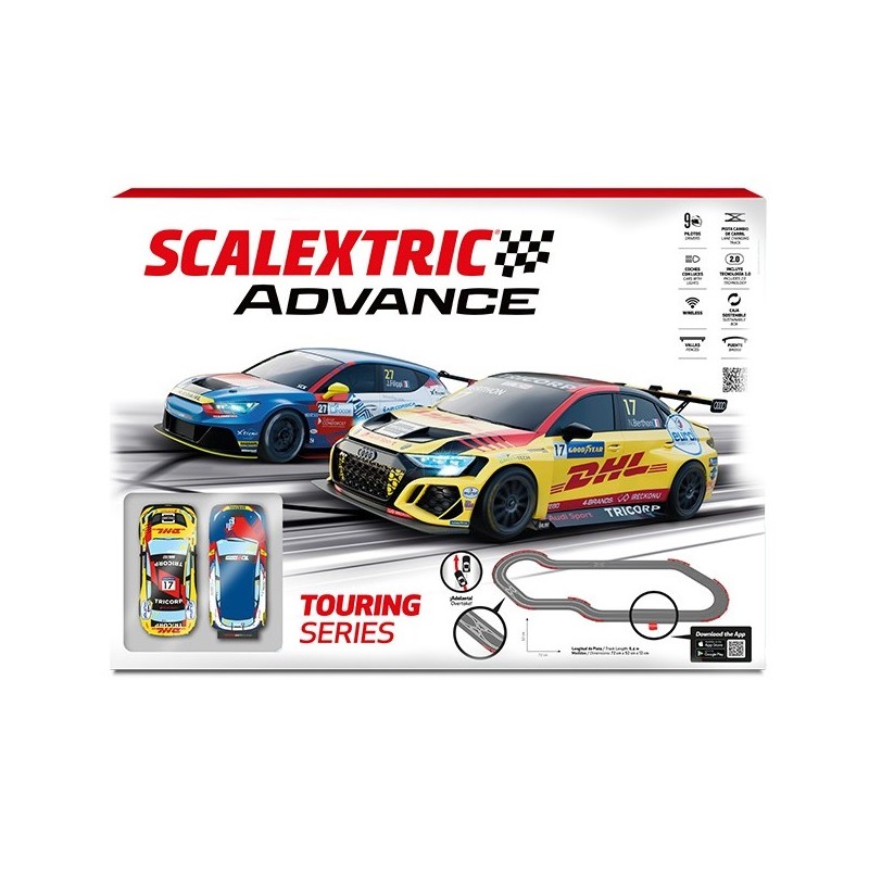 SCALEXTRIC ADVANCE : CIRCUITO TOURING SERIES ADVANCE SET SCALEXTRIC ADVANCE : CIRCUITO TOURING SERIES ADVANCE SET