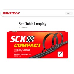 SCALEXTRIC COMPACT : SET DOBLE LOOPING    Escala 1:43