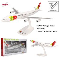 HERPA :  Kit Snap-Fit : A340-300 TAP AIR PORTUGAL   escala 1:200