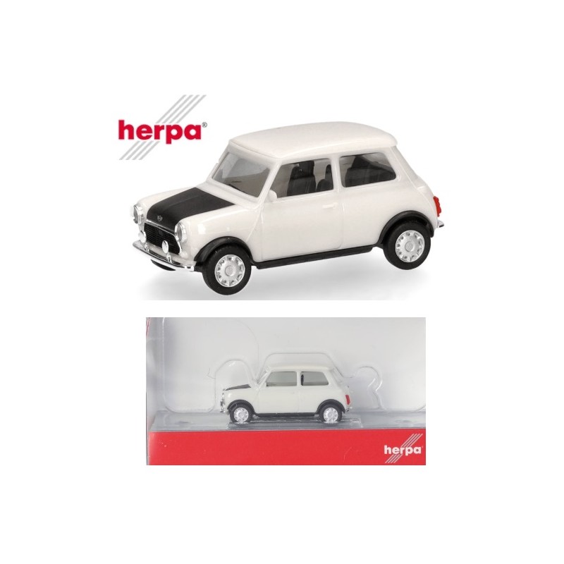HERPA : MINI COOPER MAYFAIR ENGLISH WHITE    Escala  1:87