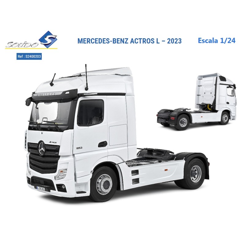 SOLIDO : CAMION MERCEDES BENZ ACCTROS L 2023   ESCALA 1:24 SOLIDO : CAMION MERCEDES BENZ ACCTROS L 2023   ESCALA 1:24
