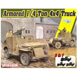 DRAGON : 3 en 1 ARMORED TON 4x4 TRUCK  Escala 1:35