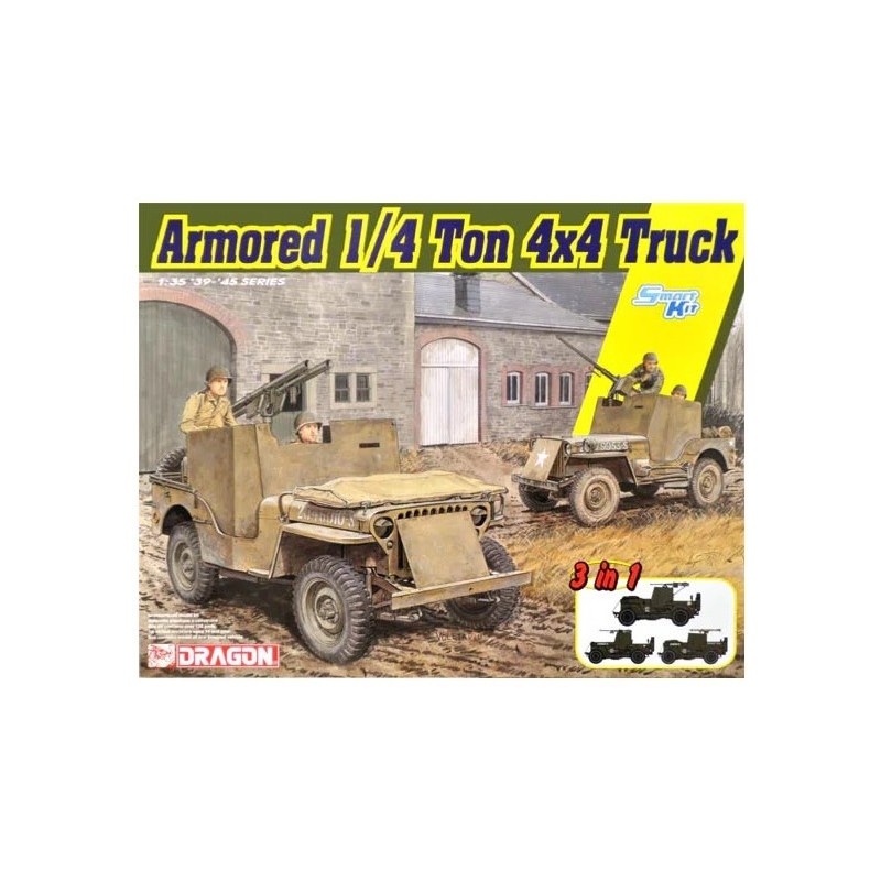 DRAGON : 3 en 1 ARMORED TON 4x4 TRUCK  Escala 1:35