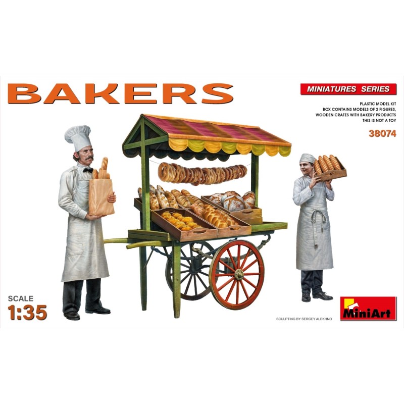 MINIART : BAKERS - PANADEROS escala 1:35 MINIART : BAKERS - PANADEROS escala 1:35