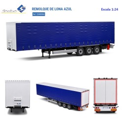 SOLIDO : TRAILER  REMOLQUE DE LONA   ESCALA 1:24