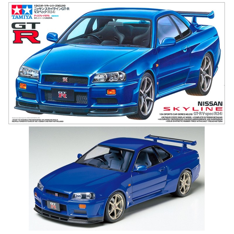 TAMIYA : NISSAN SKYLINE GTR  escala 1:24