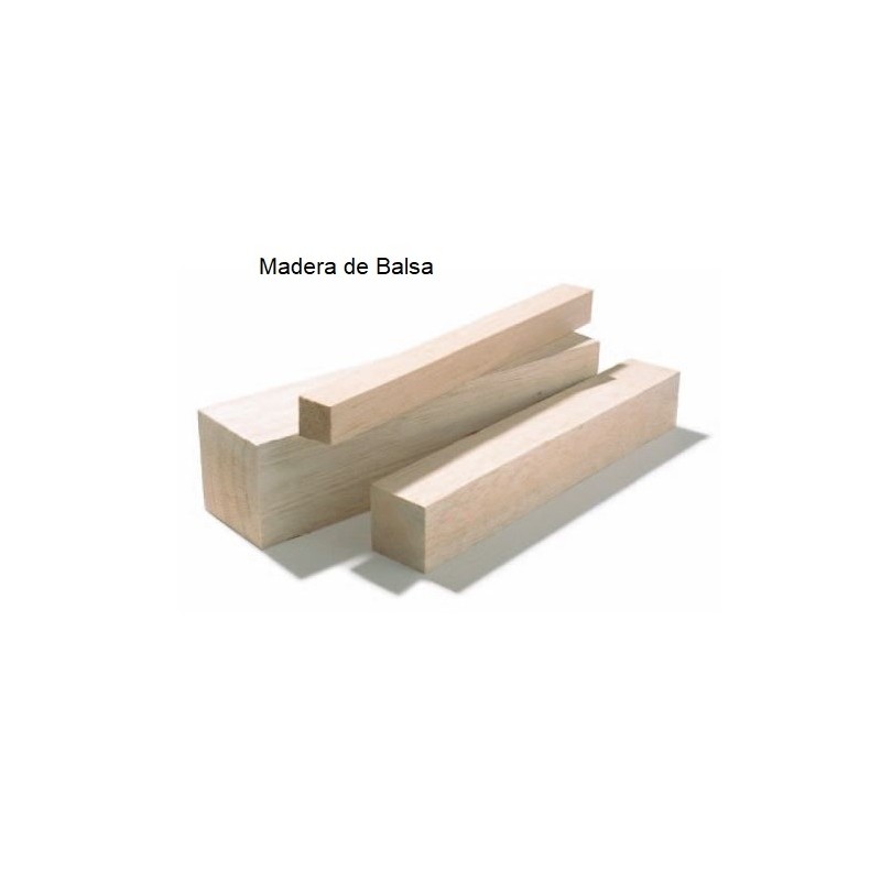 Liston de BALSA 20 x 20 mm