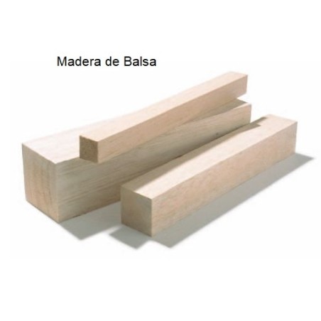 Liston de BALSA 20 x 20 mm