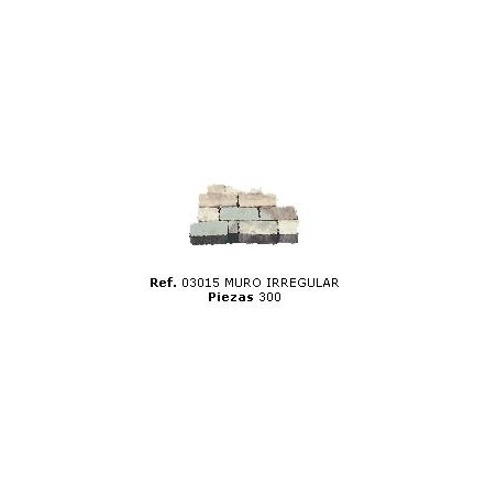 DOMUS KITS : MURO IRREGULAR   ( 300 unidades )