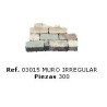 DOMUS KITS : MURO IRREGULAR   ( 300 unidades )