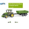 BRUDER : TRACTOR John Deere 5115 M  con Remolque