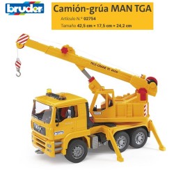 BRUDER : CAMION GRUA MAN