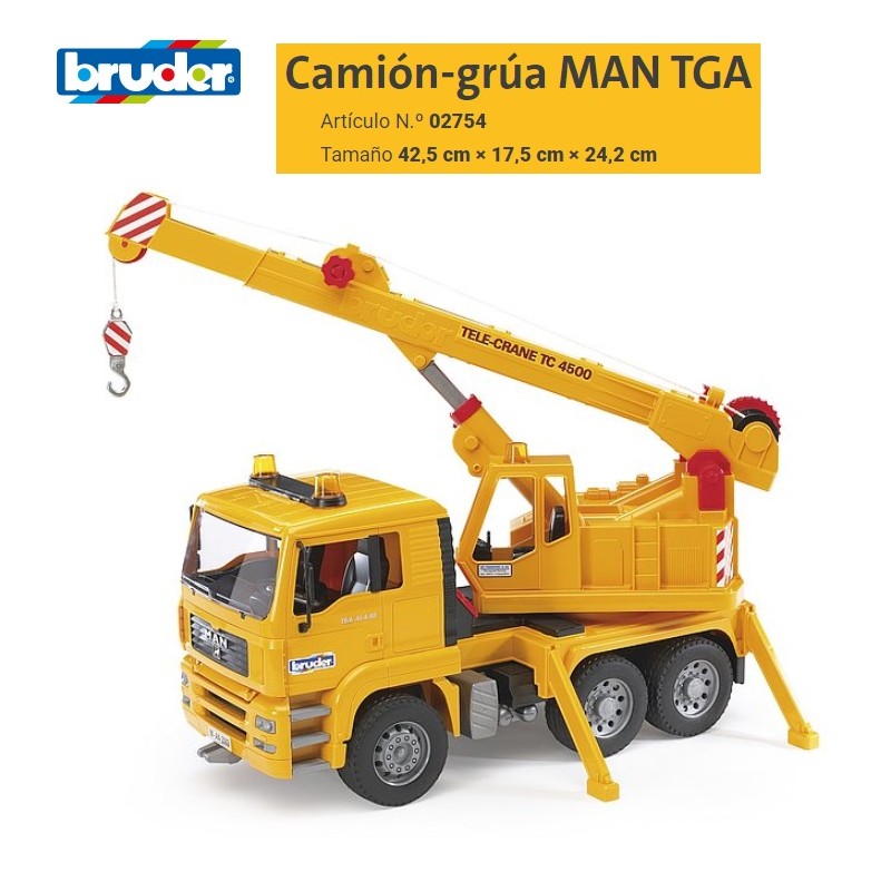 BRUDER : CAMION GRUA MAN