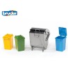BRUDER : SET CONTENEDORES BASURA