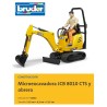 BRUDER B-WORLD : Microexcavadora JCB con Palista   escala 1:16
