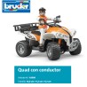 BRUDER : QUAD CON CONDUCTOR Escala 1:16